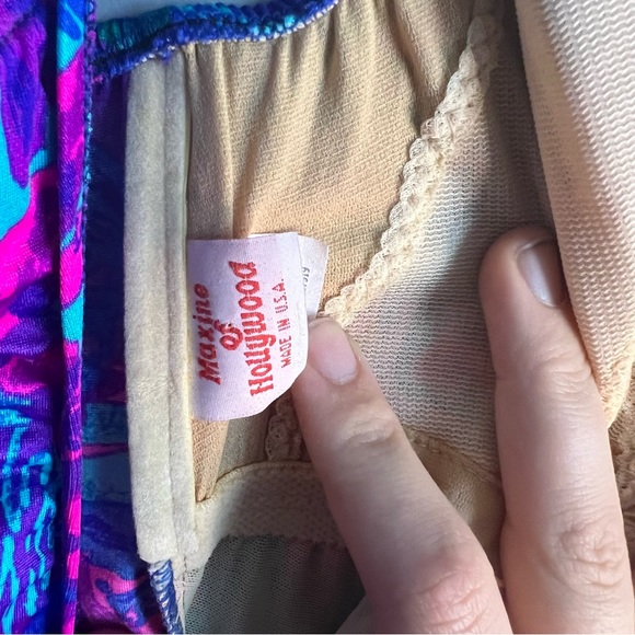 Neon 80's Maxine of Hollywood‎ One Piece Swimsuit - Picture 4 of 7